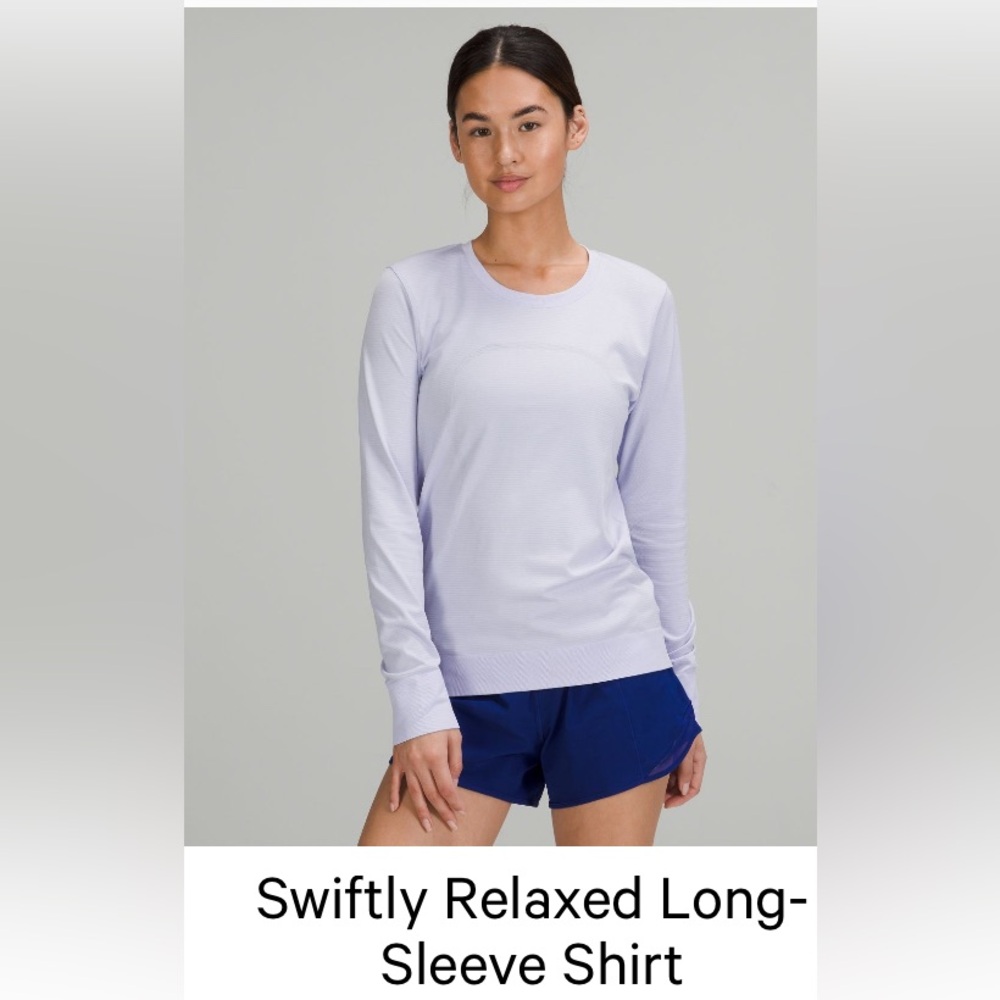 Swiftly Relaxed Long-Sleeve Shirt - Pastel Blue